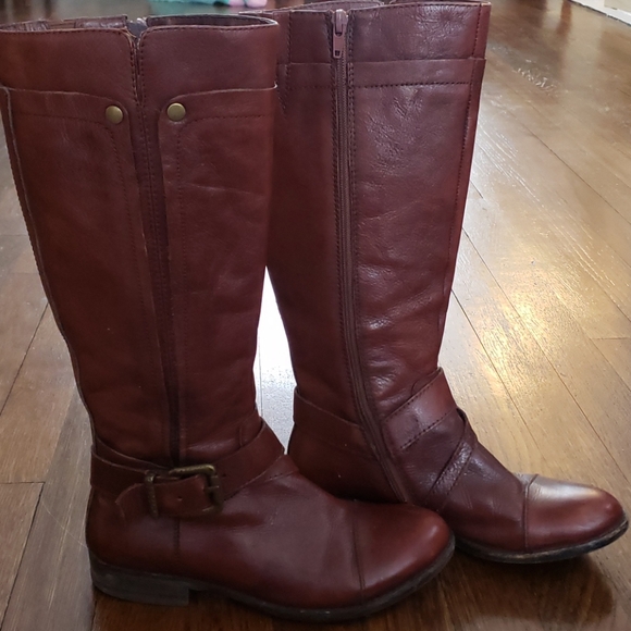 Size 6 Miz Mooz Cognac Riding Boots - Picture 3 of 3